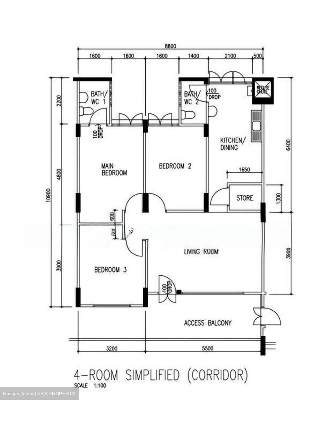 Blk 336 Kampong Ubi View (Geylang), HDB 4 Rooms #508678451